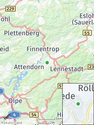 Here Map of Röllecken