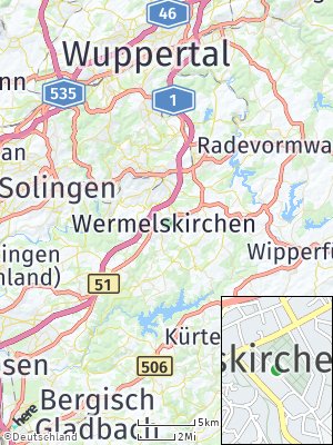 Here Map of Wermelskirchen