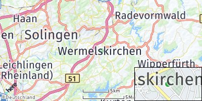 Google Map of Wermelskirchen
