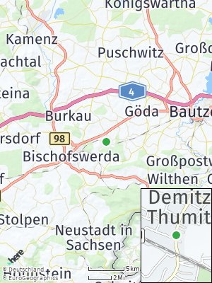 Here Map of Demitz-Thumitz