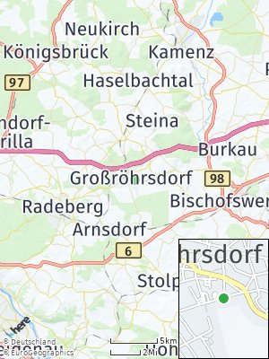 Here Map of Großröhrsdorf