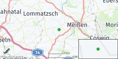 Google Map of Käbschütztal