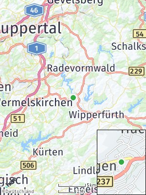 Here Map of Hückeswagen