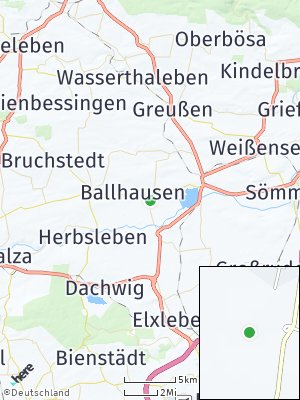 Here Map of Schwerstedt bei Sömmerda