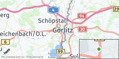 Google Map of Görlitz