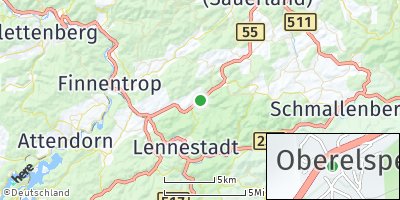 Google Map of Oberelspe