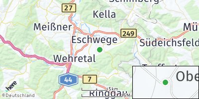 Google Map of Oberdünzebach