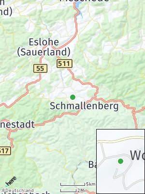 Here Map of Wormbach