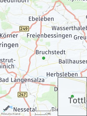 Here Map of Tottleben