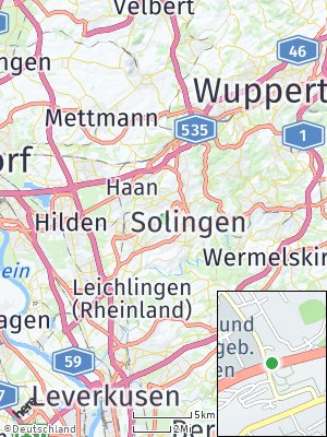 Here Map of Solingen