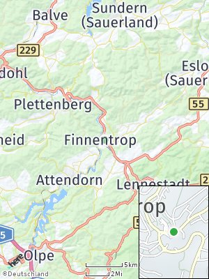Here Map of Finnentrop