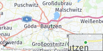Google Map of Bautzen