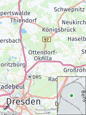 Here Map of Ottendorf-Okrilla