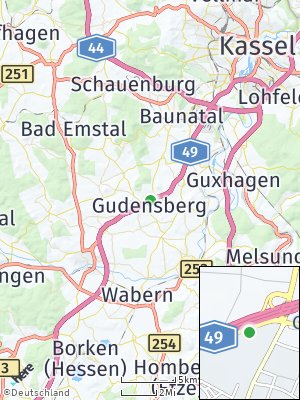 Here Map of Gudensberg