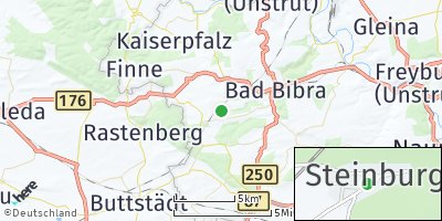 Google Map of Steinburg bei Naumburg