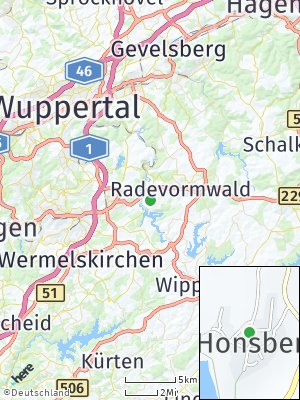 Here Map of Honsberg