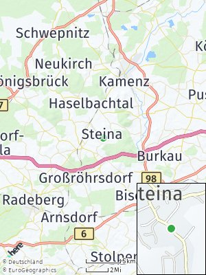 Here Map of Steina bei Pulsnitz
