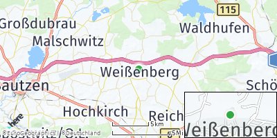 Google Map of Weißenberg