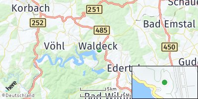 Google Map of Waldeck