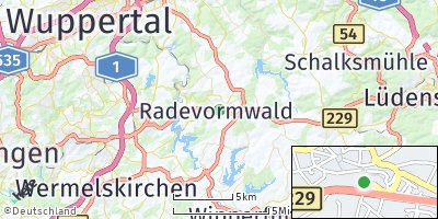 Google Map of Radevormwald