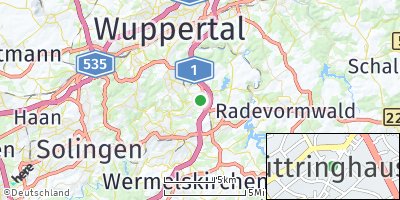 Google Map of Lüttringhausen