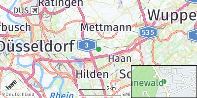 Google Map of Hochdahl