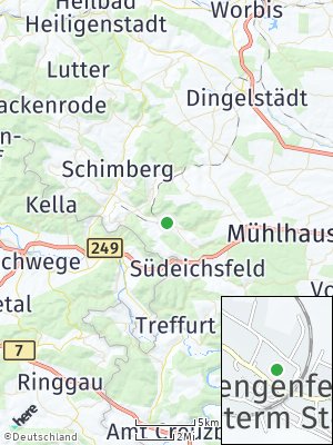 Here Map of Lengenfeld unterm Stein