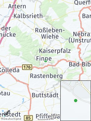 Here Map of Lossa bei Naumburg