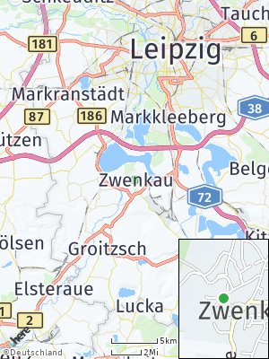 Here Map of Zwenkau