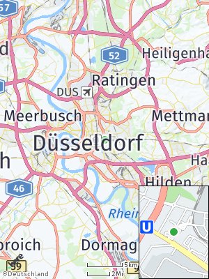 Here Map of Düsseldorf