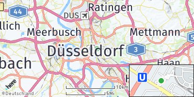 Google Map of Düsseldorf