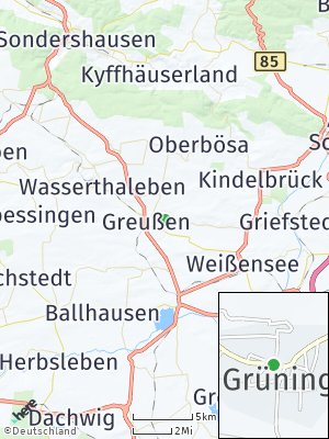 Here Map of Greußen