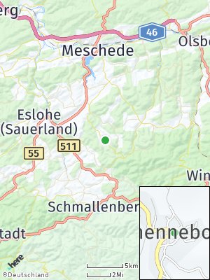 Here Map of Oberhenneborn