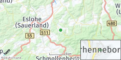 Google Map of Oberhenneborn