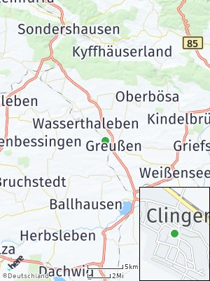 Here Map of Clingen