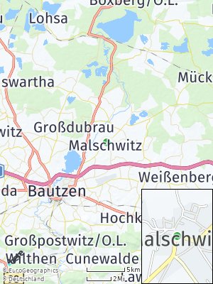 Here Map of Malschwitz
