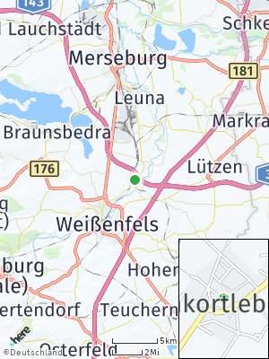 Here Map of Schkortleben