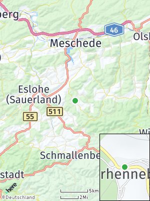 Here Map of Niederhenneborn