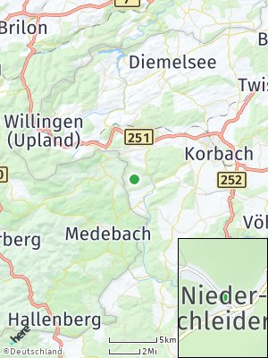 Here Map of Nieder-Schleidern