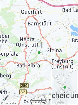 Here Map of Burgscheidungen