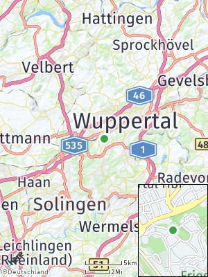Here Map of Elberfeld