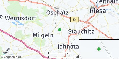 Google Map of Naundorf bei Oschatz