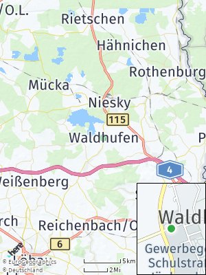 Here Map of Waldhufen