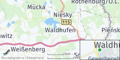 Google Map of Waldhufen