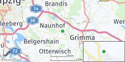 Google Map of Parthenstein bei Grimma