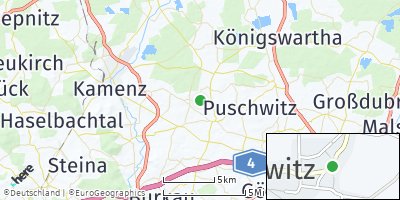 Google Map of Räckelwitz