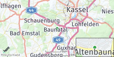 Google Map of Altenbauna