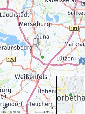 Here Map of Großkorbetha