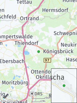 Here Map of Tauscha bei Großenhain