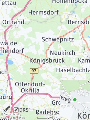Here Map of Königsbrück